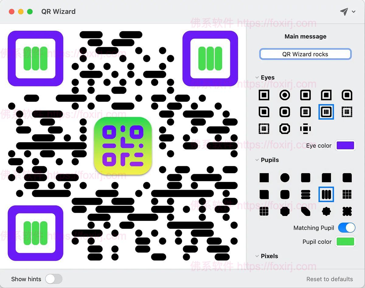 QR Wizard 2.5 生成二维码-佛系软件 QR Wizard 2.5 生成二维码-佛系软件