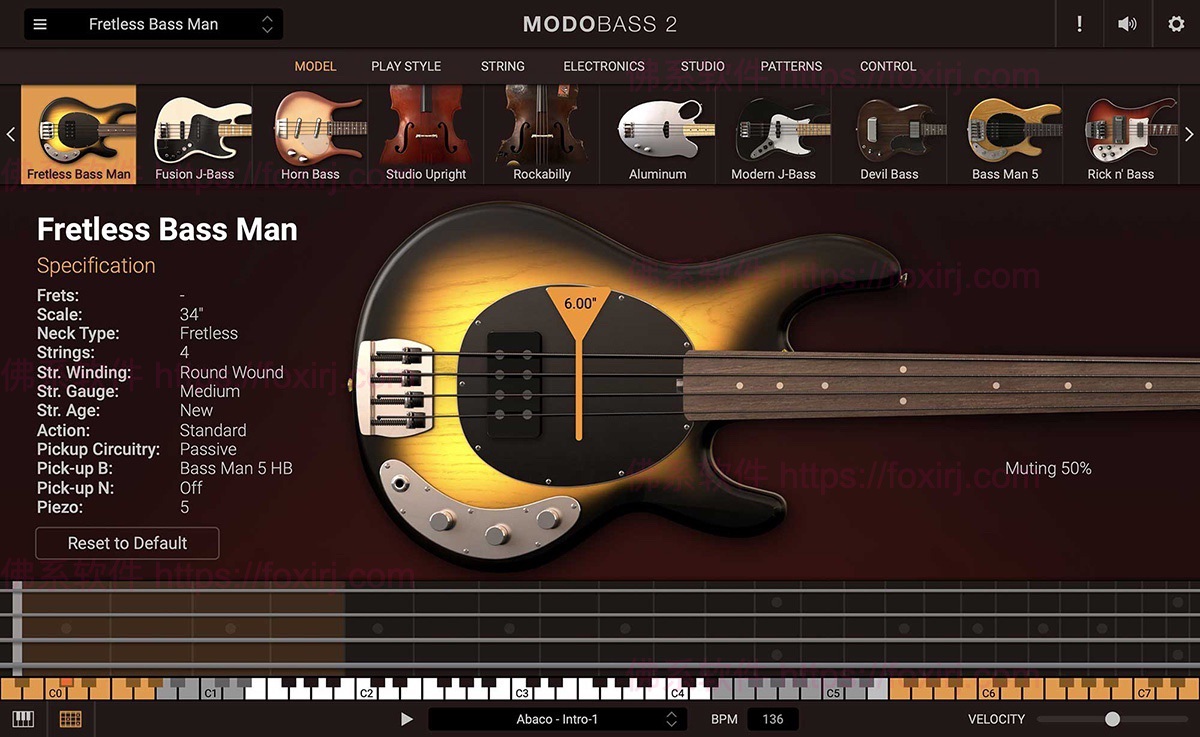 IK Multimedia MODO BASS 2.0.4 贝斯建模合成器-佛系软件 IK Multimedia MODO BASS 2.0.4 贝斯建模合成器-佛系软件