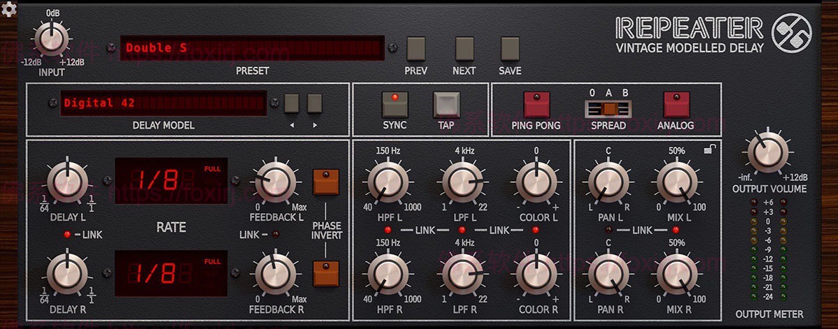 D16 Group Repeater 1.2.5 延时/回声效果插件-佛系软件 D16 Group Repeater 1.2.5 延时/回声效果插件-佛系软件