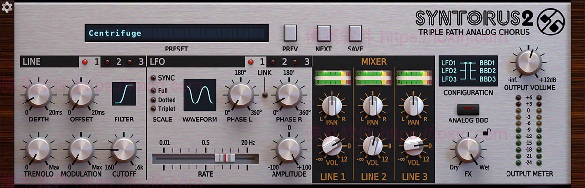 D16 Group Syntorus 2.2.2 BBD模拟合唱效果插件-佛系软件 D16 Group Syntorus 2.2.2 BBD模拟合唱效果插件-佛系软件
