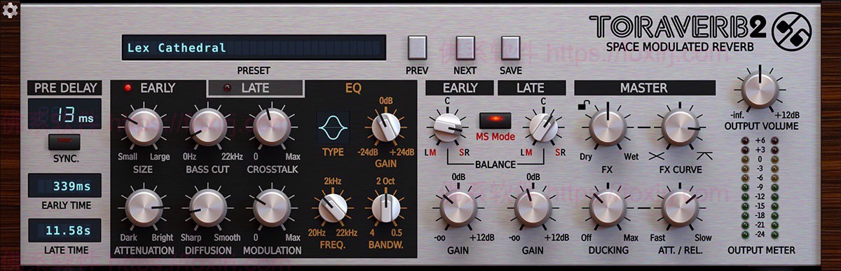 D16 Group Toraverb 2.2.2 高品质混响效果插件