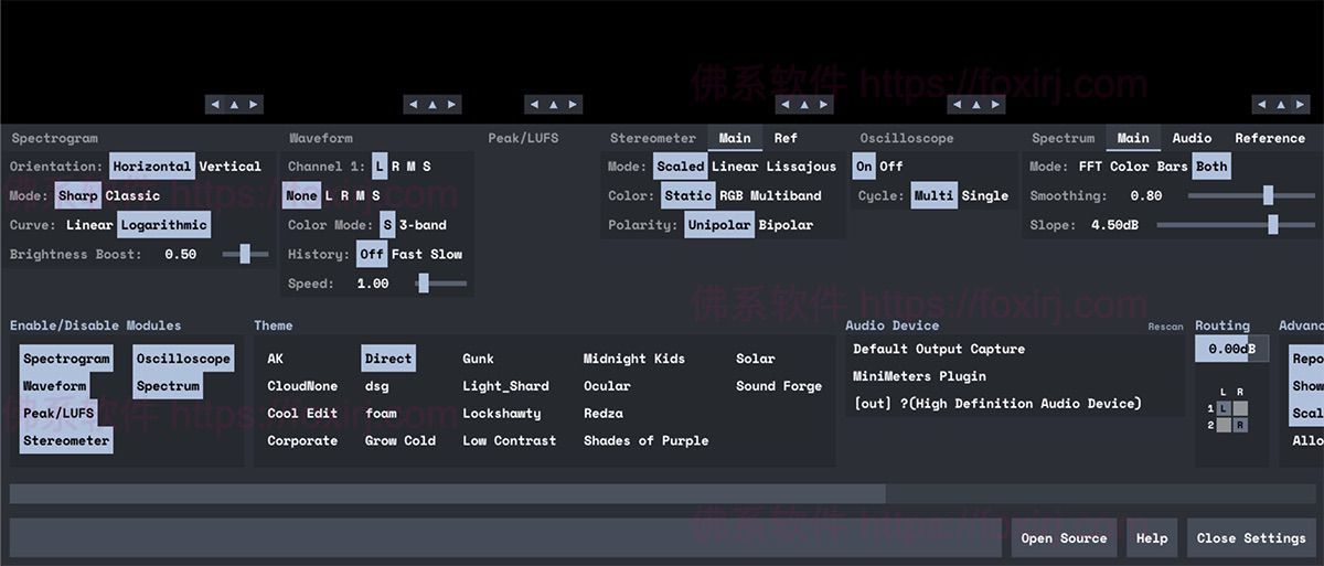 MiniMeters 1.0.18.1918 音频计量监视器-佛系软件 MiniMeters 1.0.18.1918 音频计量监视器-佛系软件