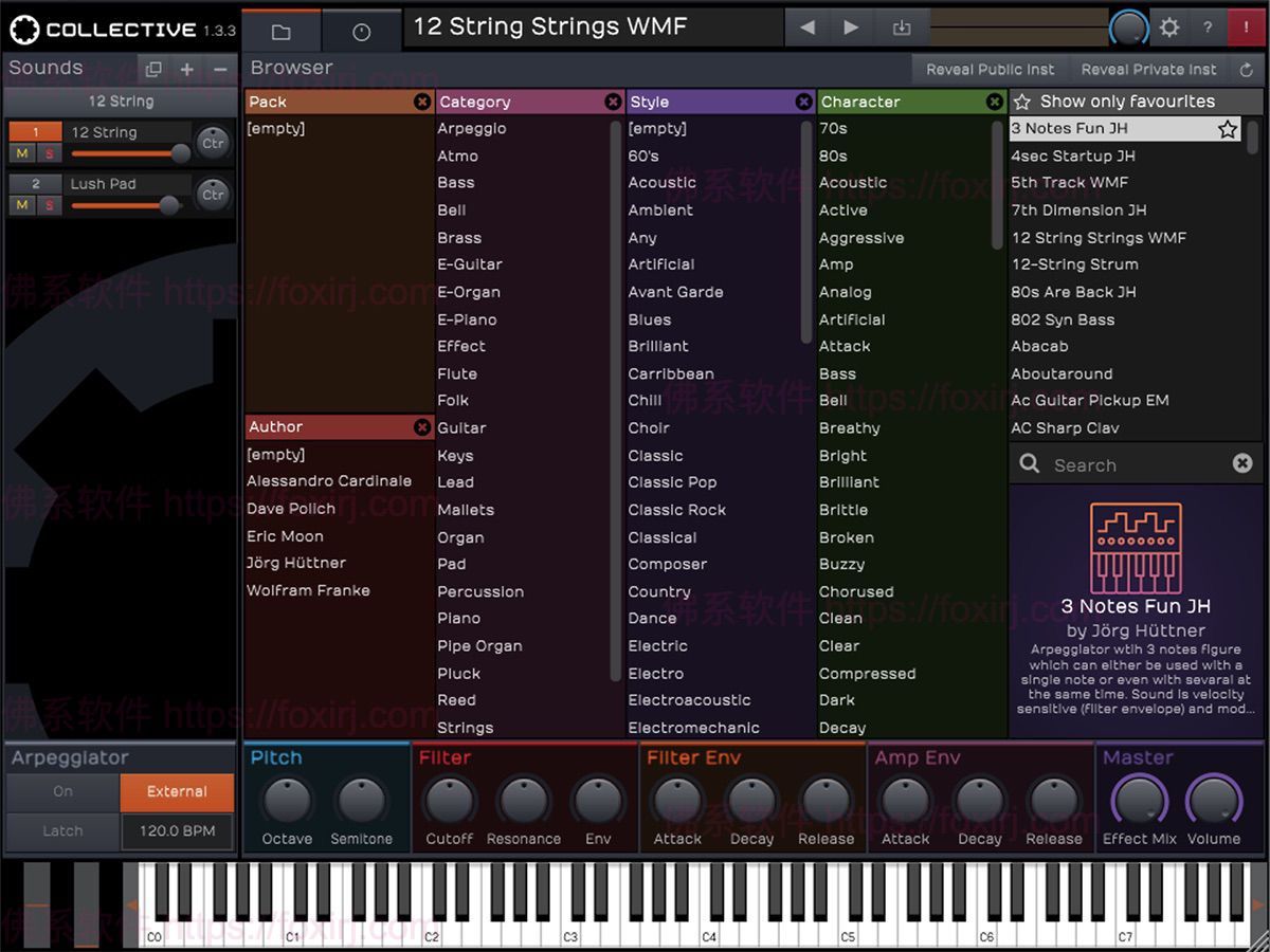 Tracktion Collective 1.3.3 +Factory Content 音频采样合成器插件