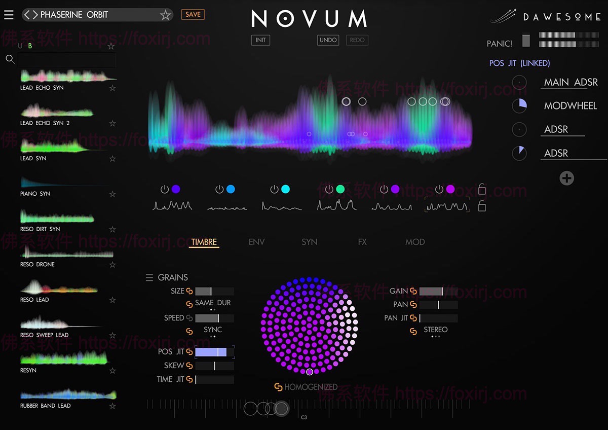 Tracktion Dawesome Novum 1.17 创意视觉合成器插件-佛系软件 Tracktion Dawesome Novum 1.17 创意视觉合成器插件-佛系软件