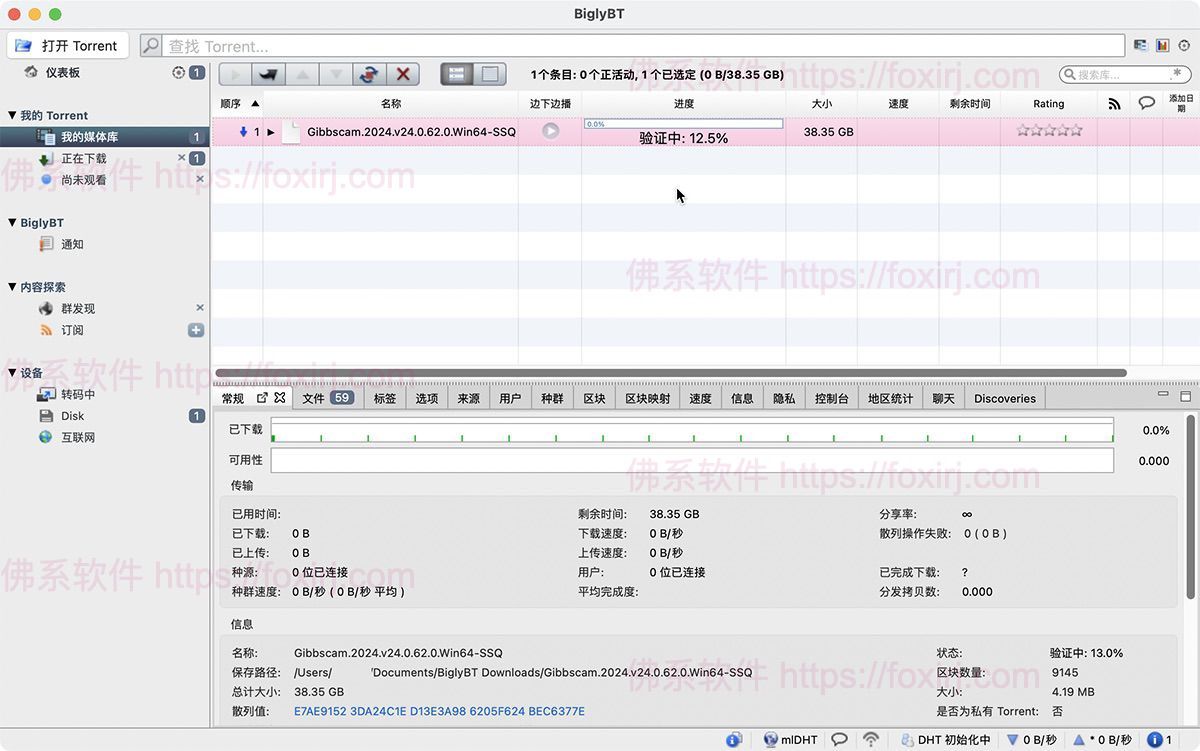 BiglyBT 3.9.0.0 BT种子下载器-佛系软件 BiglyBT 3.9.0.0 BT种子下载器-佛系软件