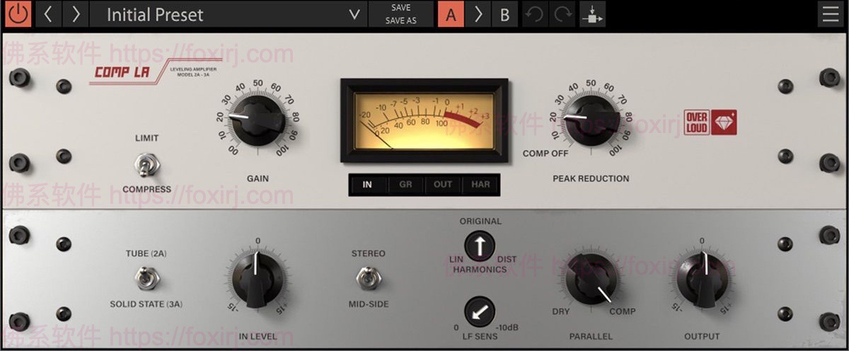Overloud Gem Comp LA 1.0.7 光电模拟压缩器插件-佛系软件 Overloud Gem Comp LA 1.0.7 光电模拟压缩器插件-佛系软件