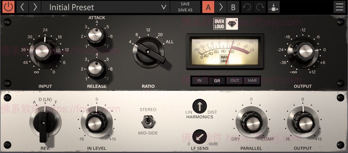 Overloud Gem Comp76 2.0.10 晶体管压缩机限幅器插件-佛系软件 Overloud Gem Comp76 2.0.10 晶体管压缩机限幅器插件-佛系软件