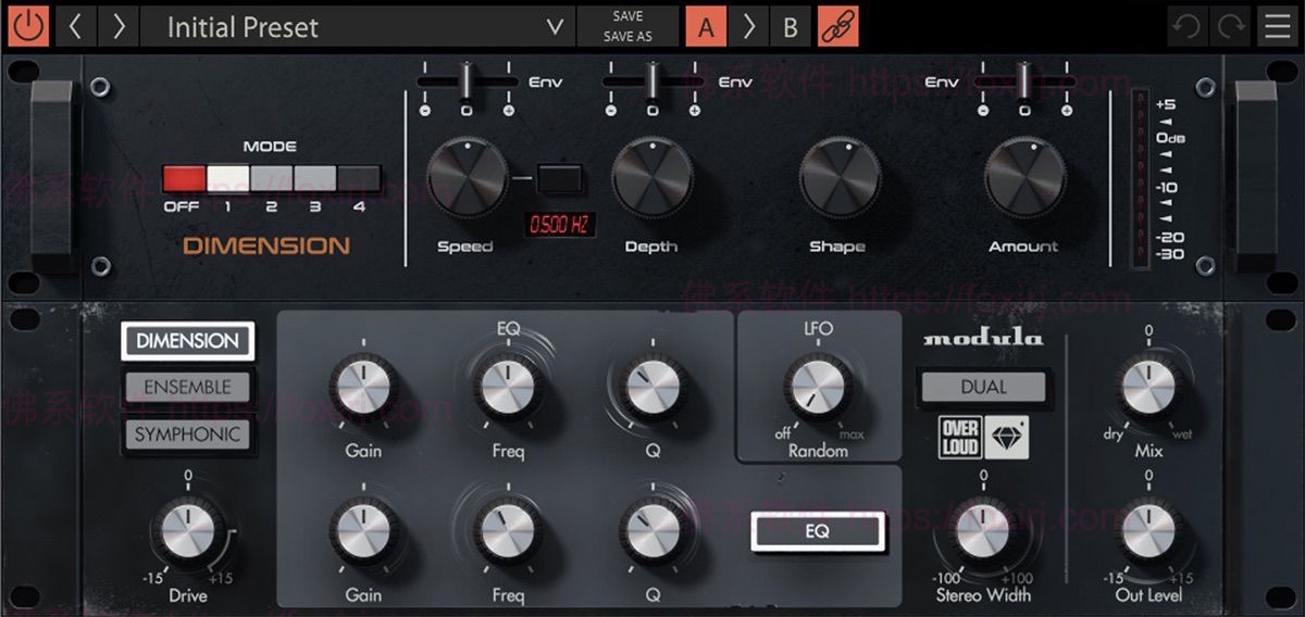 Overloud Gem Modula 1.0.3 三合一人声模拟插件