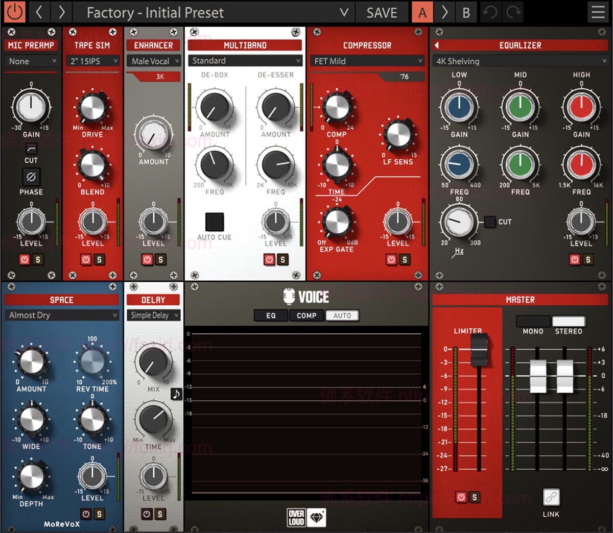 Overloud Gem Voice 1.0.6 人声后期处理插件