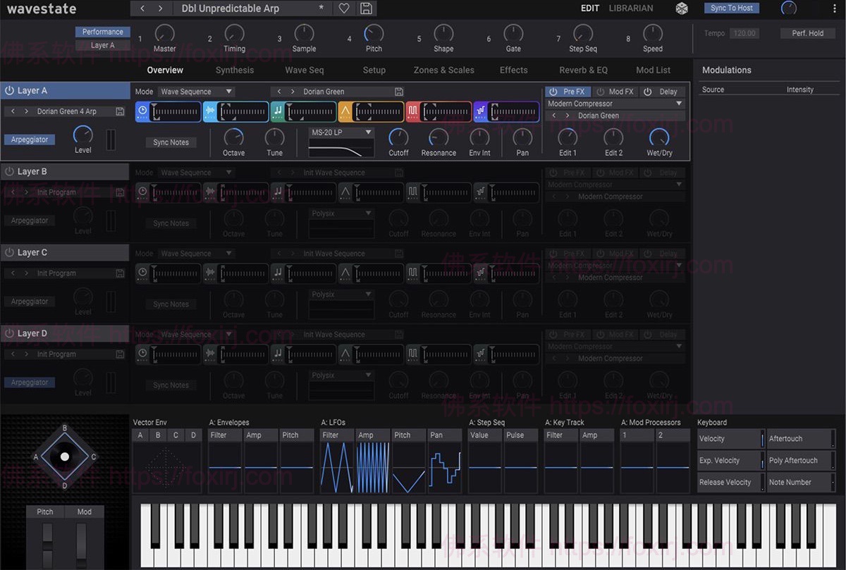 KORG Wavestate Native 1.4.6 数字波形合成器插件-佛系软件 KORG Wavestate Native 1.4.6 数字波形合成器插件-佛系软件