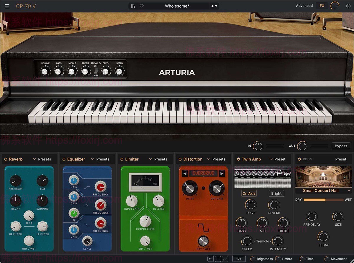 Arturia CP-70 V 1.0.4.6115 CP-70电钢琴模拟合成器插件-佛系软件 Arturia CP-70 V 1.0.4.6115 CP-70电钢琴模拟合成器插件-佛系软件