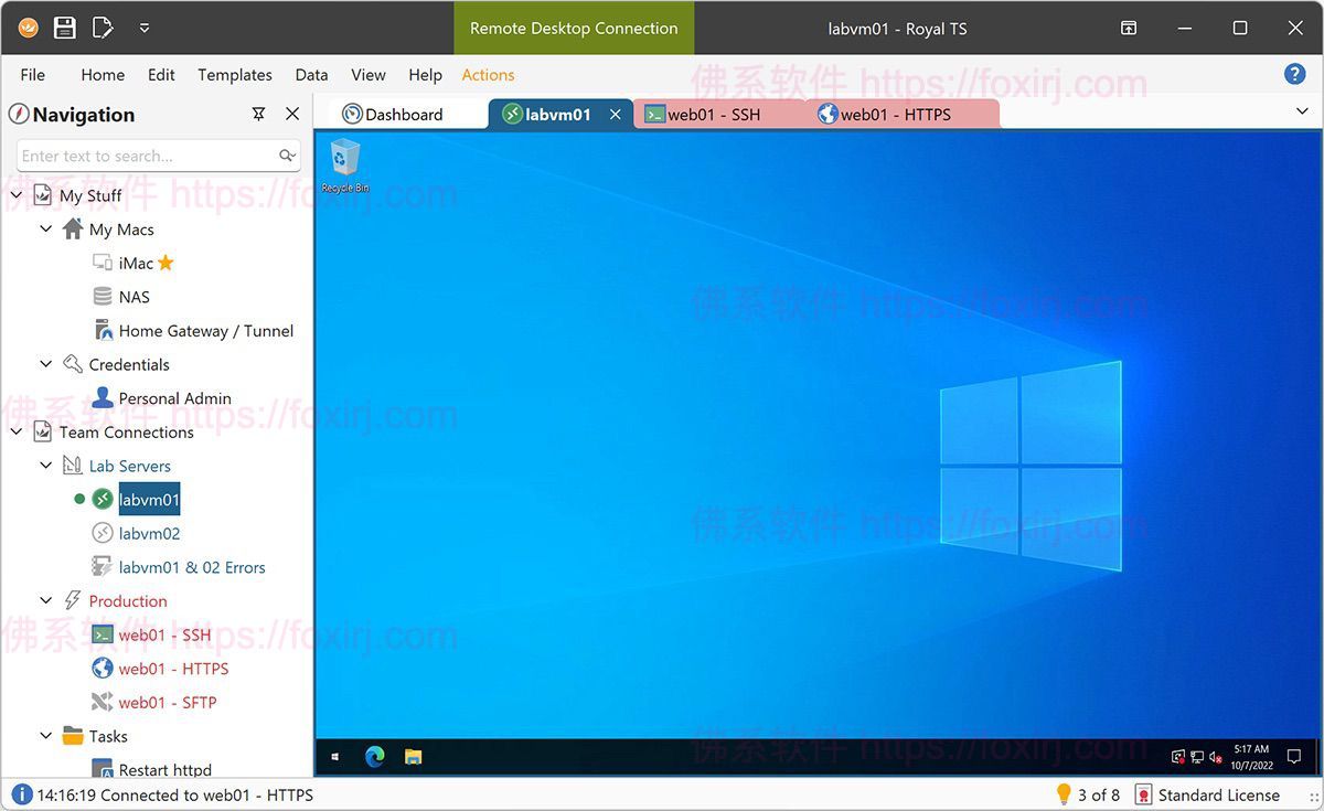 Royal TS 6.1.51214 远程桌面连接管理