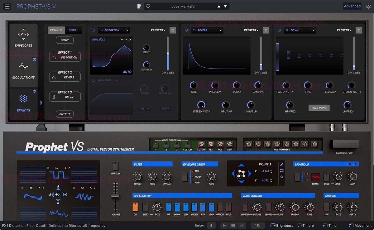 Arturia Prophet-VS V 1.3.3.6109 Prophet VS合成器模拟插件