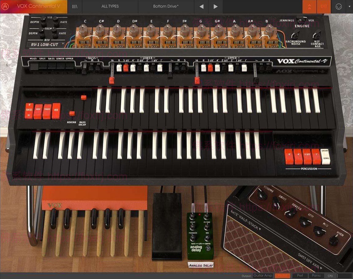 Arturia VOX Continental V 2.13.3.6106 管风琴模拟合成插件