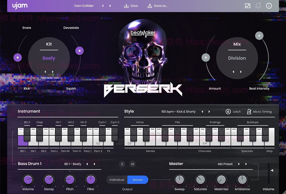 UJAM Beatmaker Bundle 3.0.2 虚拟鼓机套件-佛系软件 UJAM Beatmaker Bundle 3.0.2 虚拟鼓机套件-佛系软件