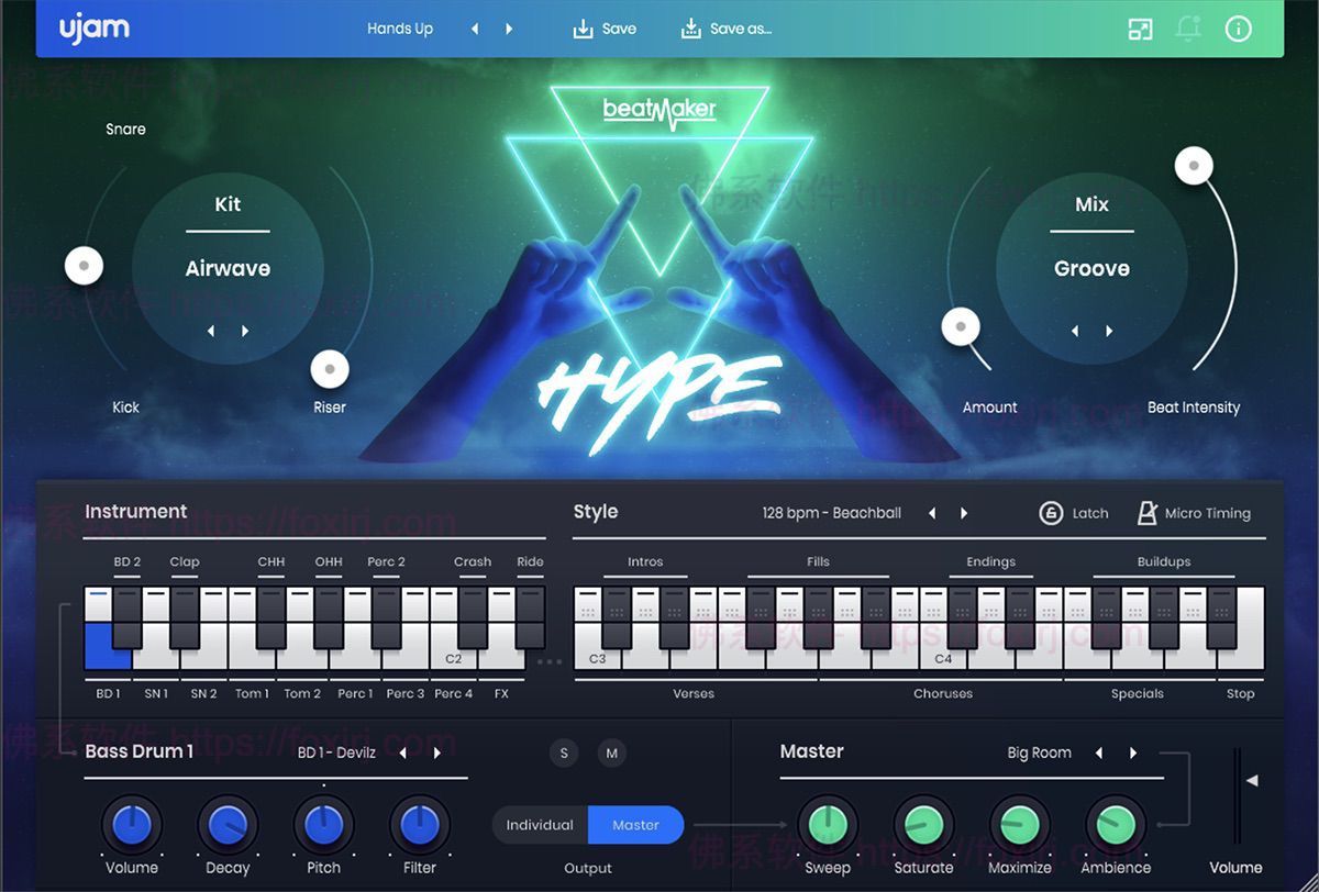 UJAM Beatmaker Bundle 3.0.2 虚拟鼓机套件-佛系软件 UJAM Beatmaker Bundle 3.0.2 虚拟鼓机套件-佛系软件