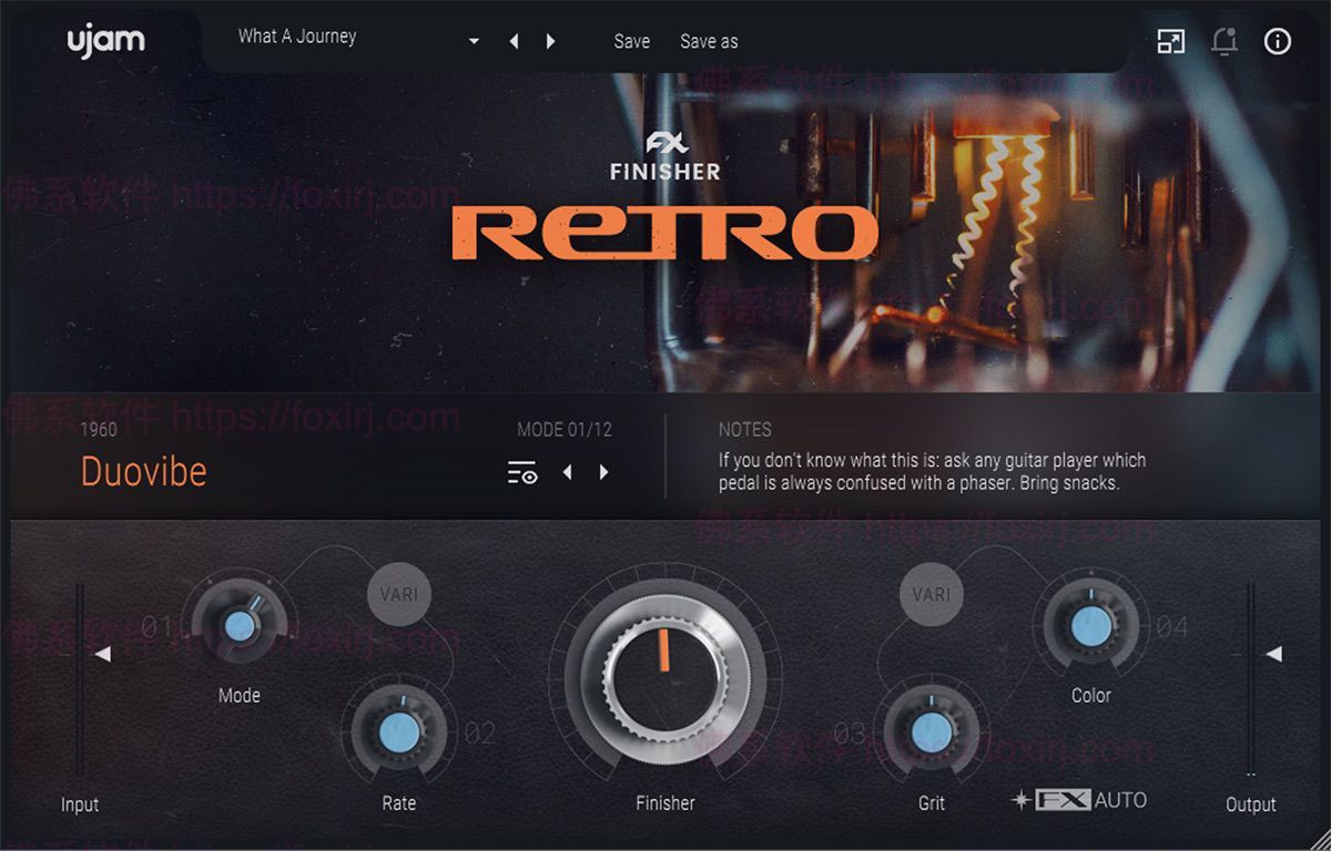 UJAM Finisher RETRO 1.4.0 复古音频效果器插件-佛系软件 UJAM Finisher RETRO 1.4.0 复古音频效果器插件-佛系软件