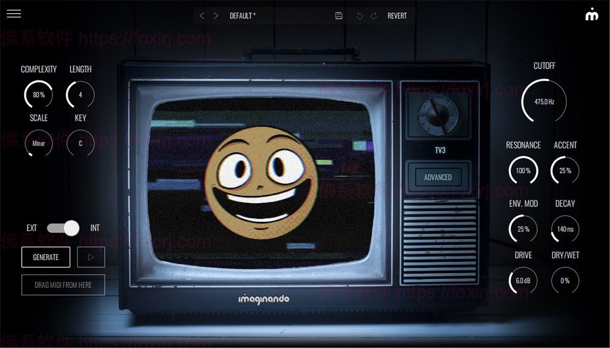 Imaginando TV3 1.0.0 贝斯振荡合成器插件-佛系软件 Imaginando TV3 1.0.0 贝斯振荡合成器插件-佛系软件