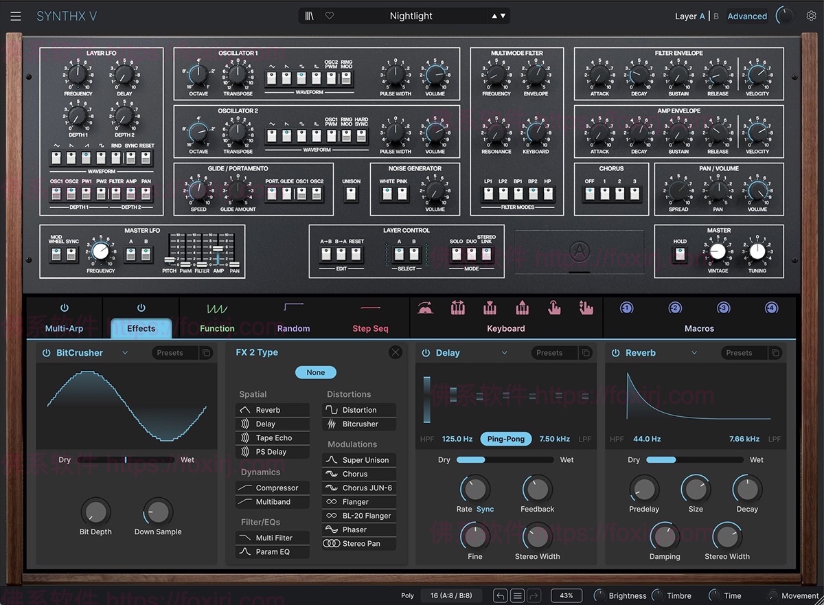 Arturia Synthx V 1.0.5.6118 音频合成器插件
