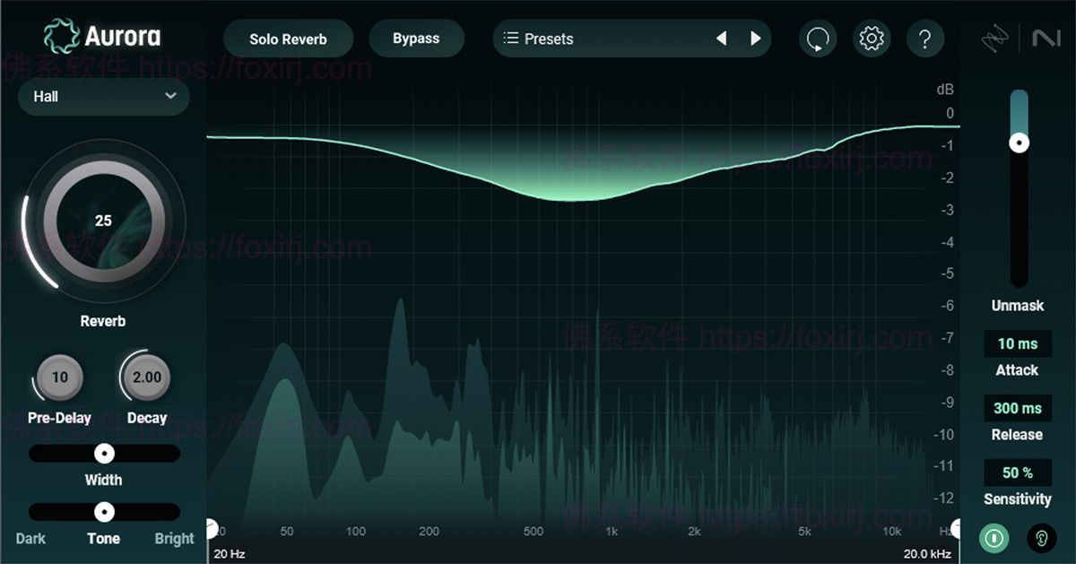 iZotope Aurora 1.1.0 智能混响插件-佛系软件 iZotope Aurora 1.1.0 智能混响插件-佛系软件