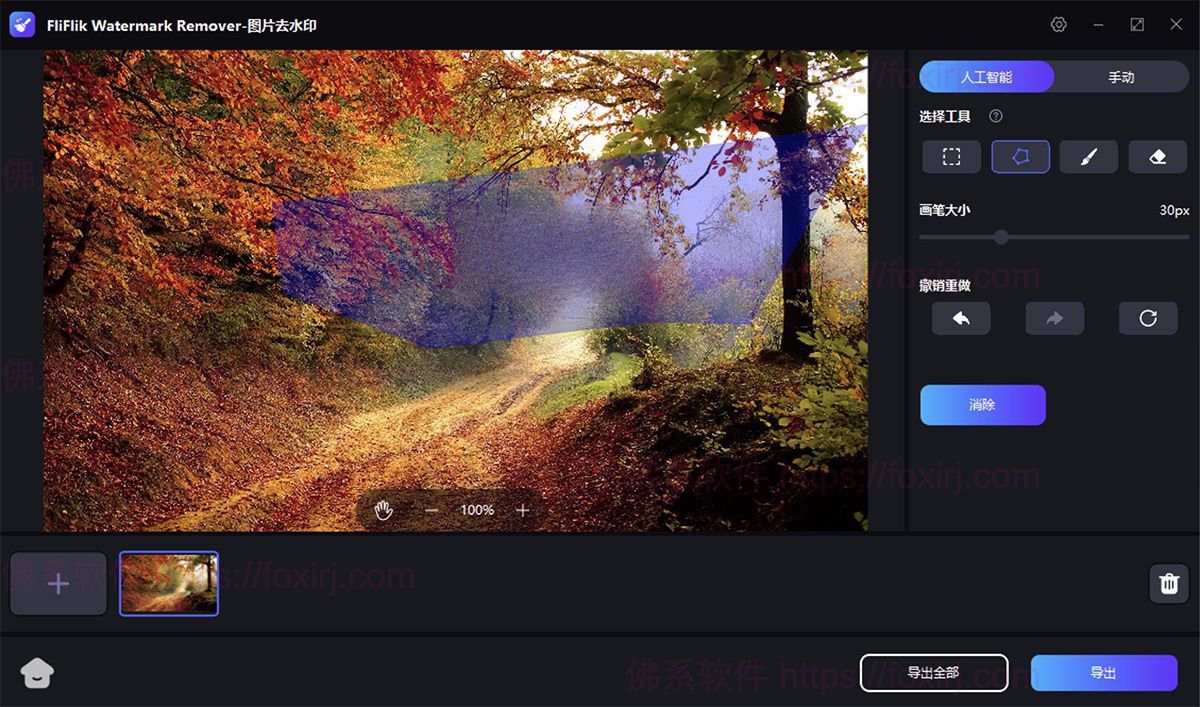 FliFlik Watermark Remover 6.0.0 图片AI去水印-佛系软件 FliFlik Watermark Remover 6.0.0 图片AI去水印-佛系软件