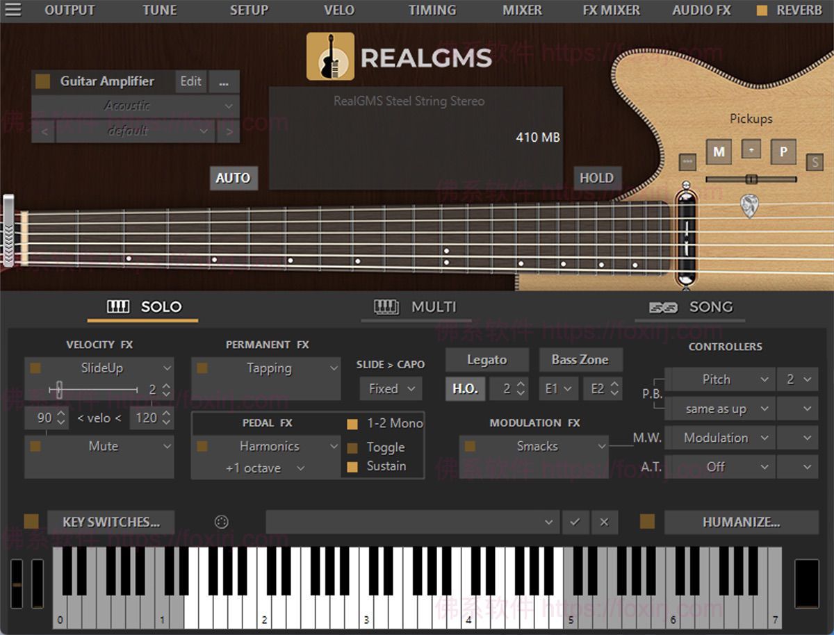 MusicLab RealGMS 1.0.1.7603 虚拟吉他和弦-佛系软件 MusicLab RealGMS 1.0.1.7603 虚拟吉他和弦-佛系软件