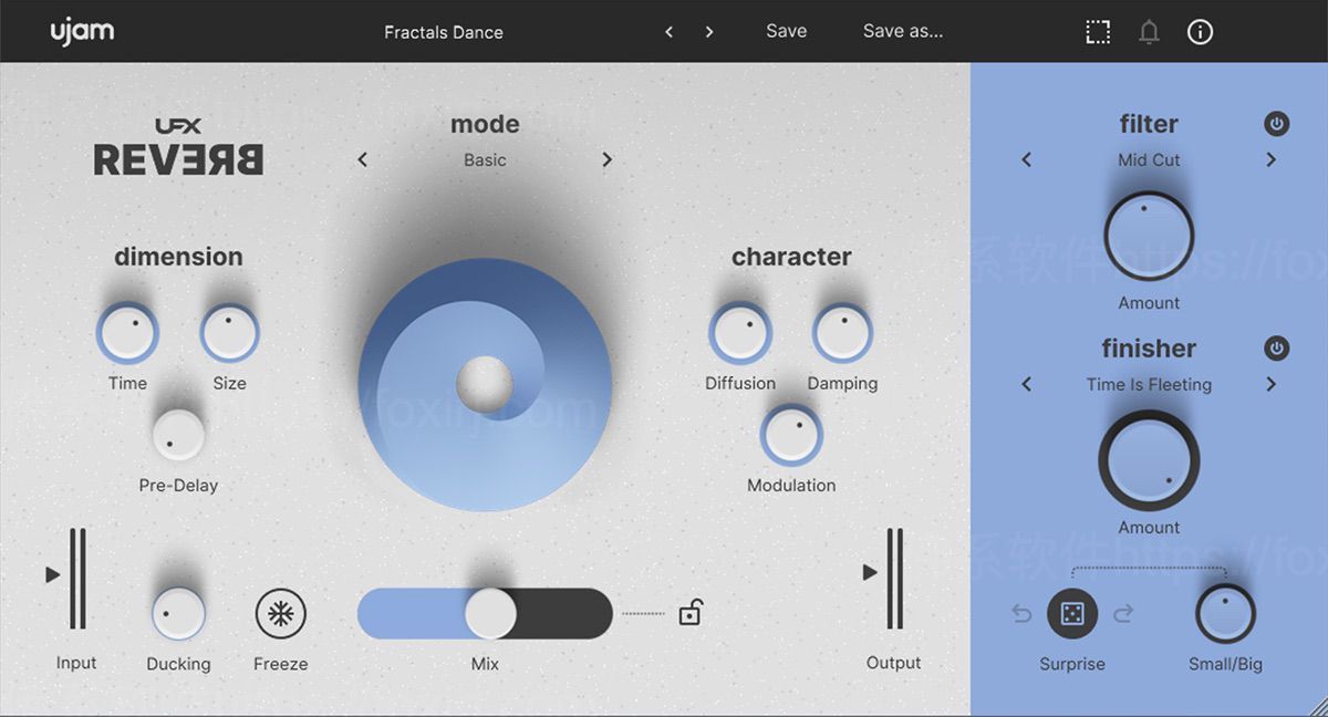 UJAM UFX REVERB 2.0.0 创意混响效果器插件-佛系软件 UJAM UFX REVERB 2.0.0 创意混响效果器插件-佛系软件