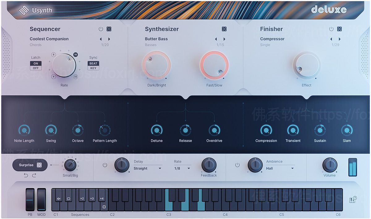 UJAM Usynth Bundle 1.3.2 音频合成器插件-佛系软件 UJAM Usynth Bundle 1.3.2 音频合成器插件-佛系软件