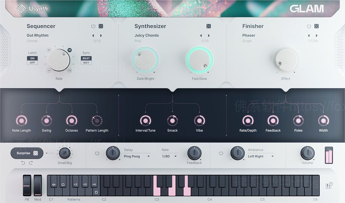 UJAM Usynth Bundle 1.3.2 音频合成器插件-佛系软件 UJAM Usynth Bundle 1.3.2 音频合成器插件-佛系软件