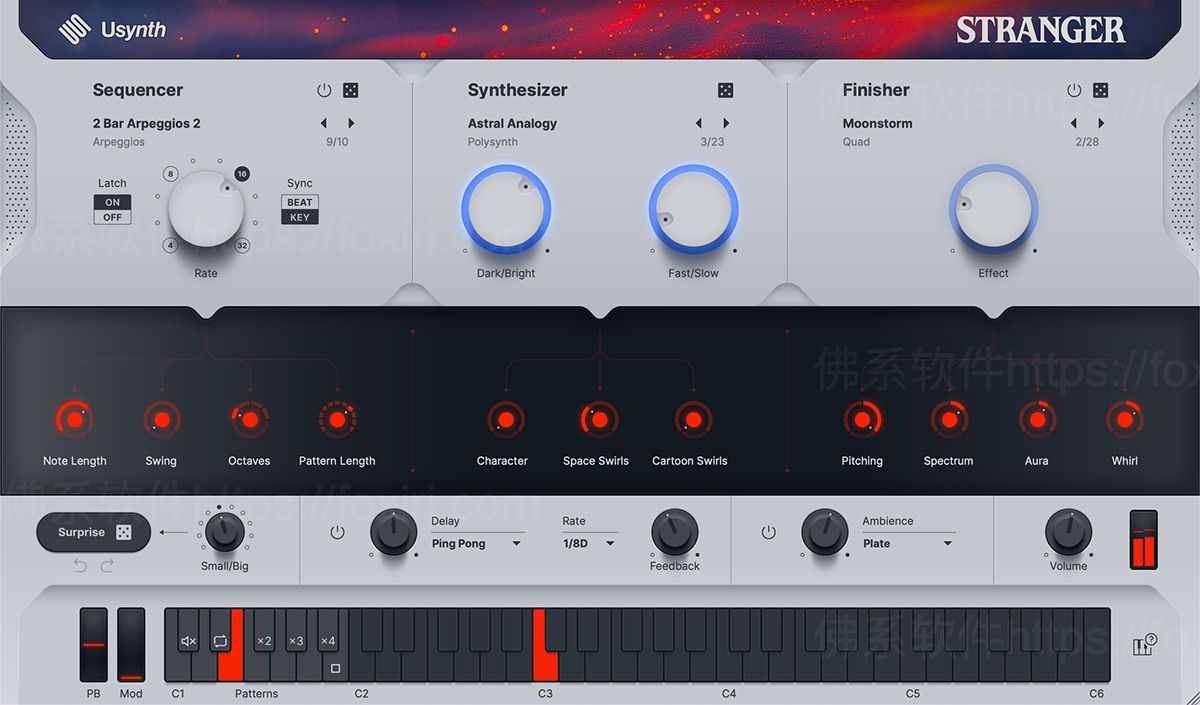 UJAM Usynth Bundle 1.3.2 音频合成器插件-佛系软件 UJAM Usynth Bundle 1.3.2 音频合成器插件-佛系软件