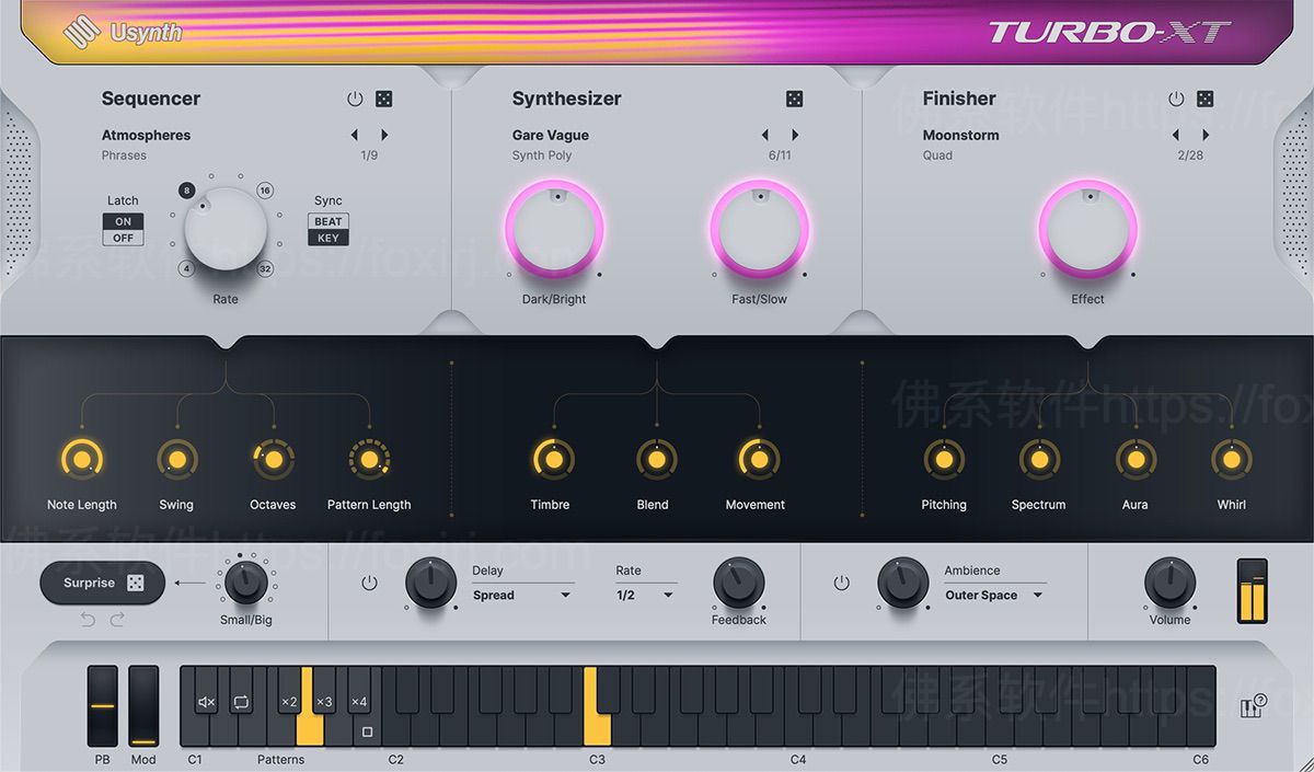 UJAM Usynth Bundle 1.3.2 音频合成器插件-佛系软件 UJAM Usynth Bundle 1.3.2 音频合成器插件-佛系软件