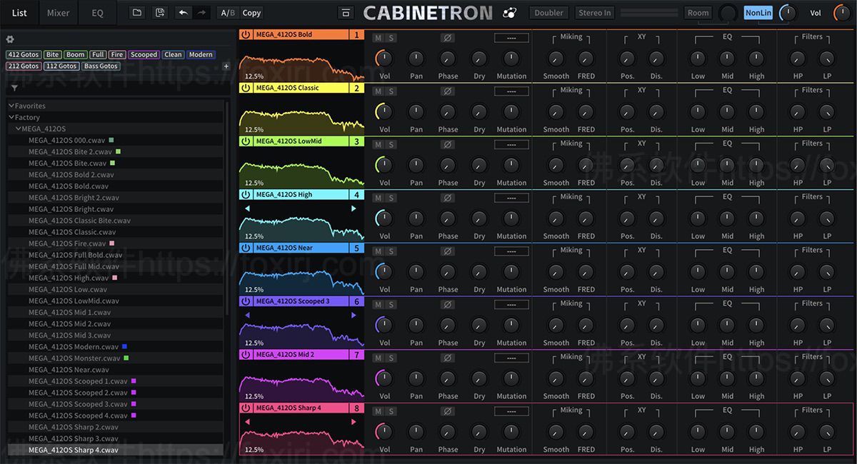 Three-Body Technology Cabinetron 1.1.5 终极IR加载器与吉他箱体模拟器插件-佛系软件 Three-Body Technology Cabinetron 1.1.5 终极IR加载器与吉他箱体模拟器插件-佛系软件