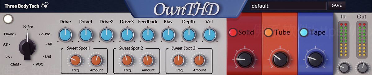 Three-Body Technology OwnTHD 1.1.0 谐波增强处理器插件-佛系软件 Three-Body Technology OwnTHD 1.1.0 谐波增强处理器插件-佛系软件