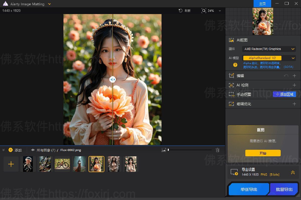 Aiarty Image Matting 2.5.0 图像AI智能抠图