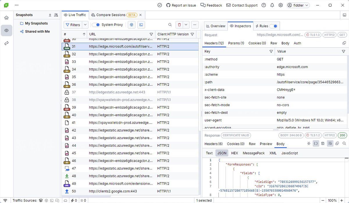 Fiddler Everywhere 6.3.0 网络协议抓包调试-佛系软件 Fiddler Everywhere 6.3.0 网络协议抓包调试-佛系软件