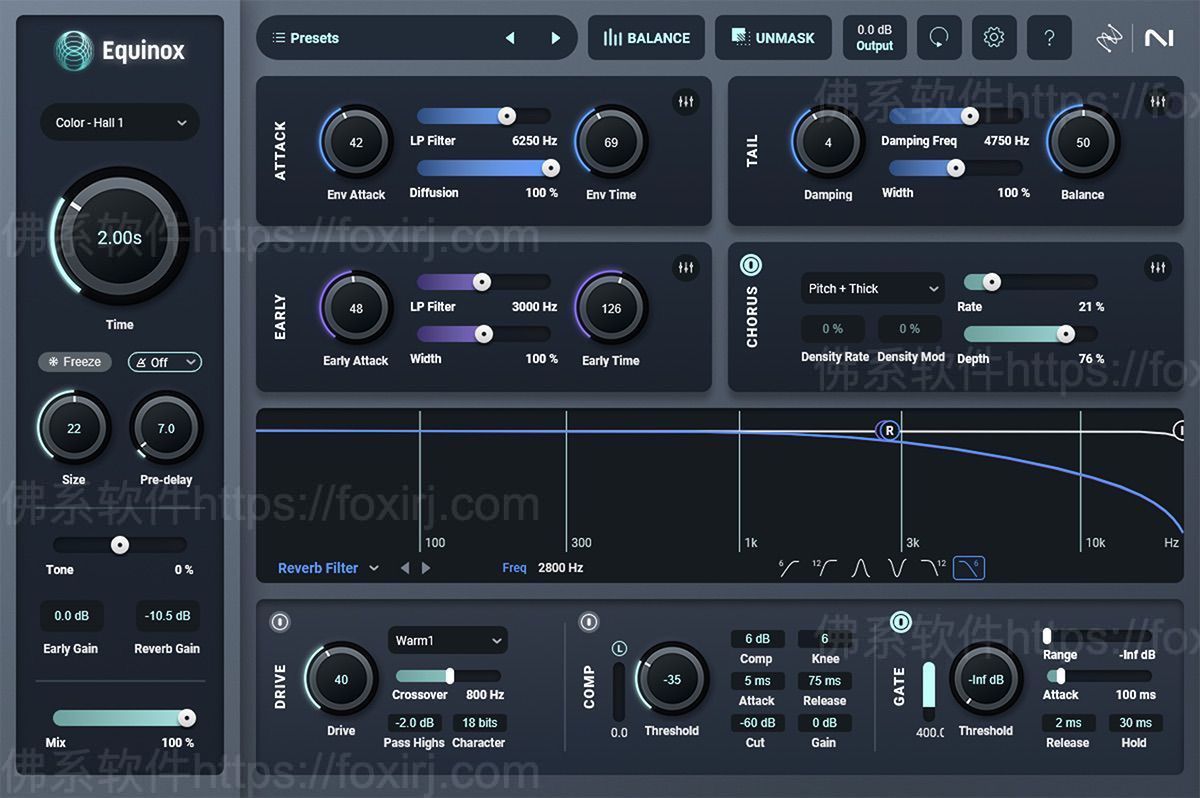 iZotope Equinox 1.0.0 高级音乐混响插件-佛系软件 iZotope Equinox 1.0.0 高级音乐混响插件-佛系软件