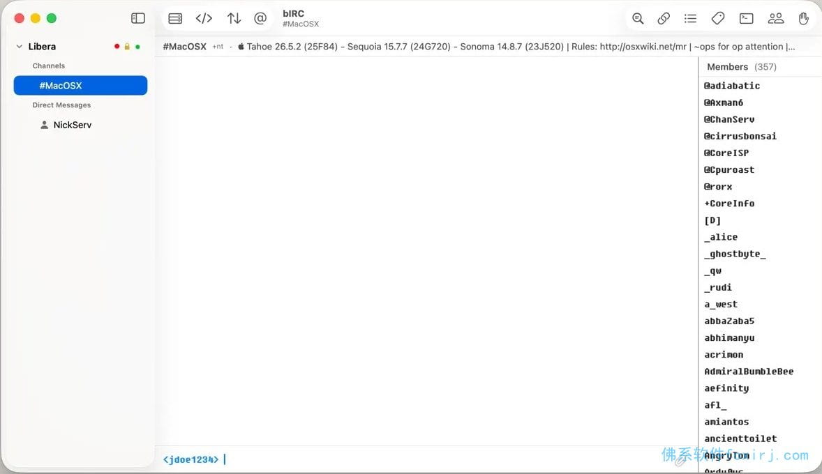 bIRC v1.2.5 全新的 IRC 客户端 图1