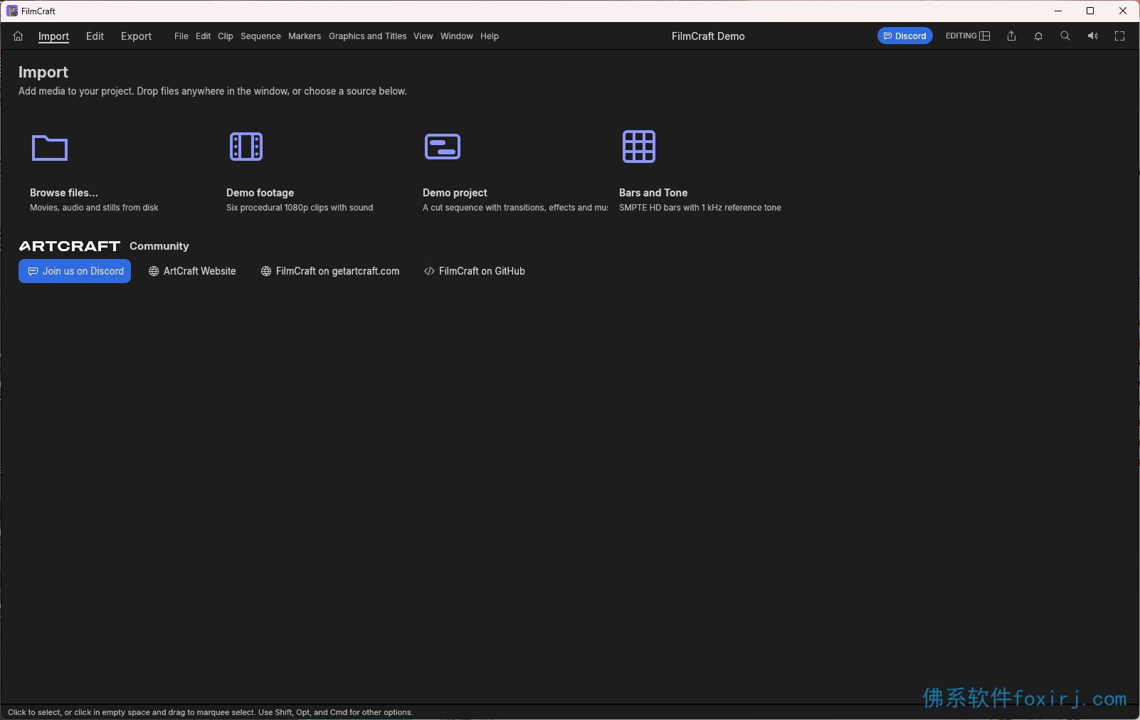 FilmCraft v0.4.0 跨平台非线性视频编辑器 图1